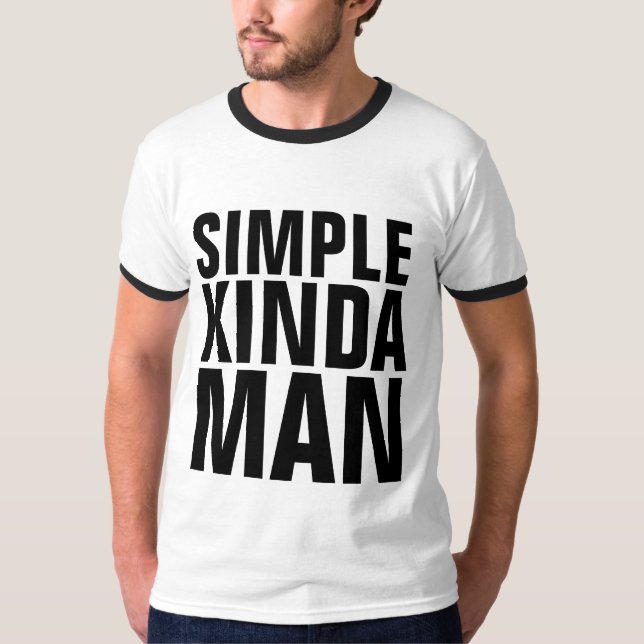 Camiseta SIMPLE KINDA MAN Vintage (Anverso)