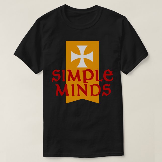Camiseta Simple Minds Classic T-Shirt (Diseño del anverso)