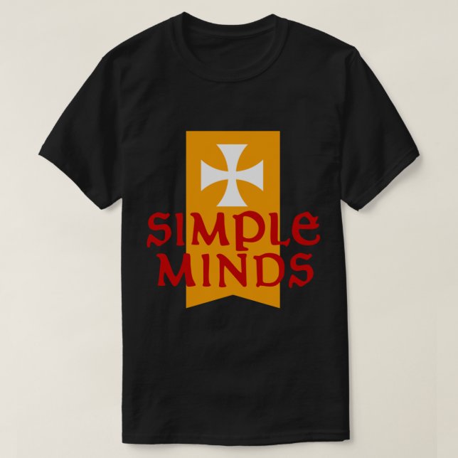 Camiseta Simple Minds Classic T-Shirt (Diseño del anverso)