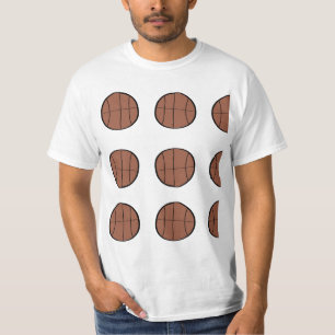 Camiseta simple minimal baloncesto béisbol bronn personaliz