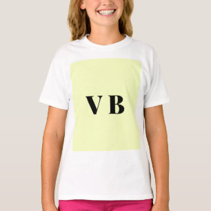 Camiseta simple minimal color sólido personalizado pastel p