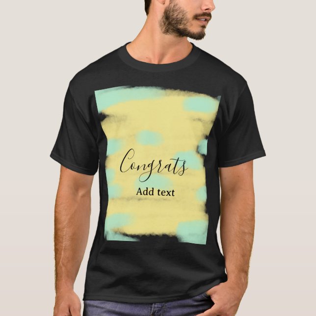 Camiseta Simple minimal congratulations graduation add your (Anverso)