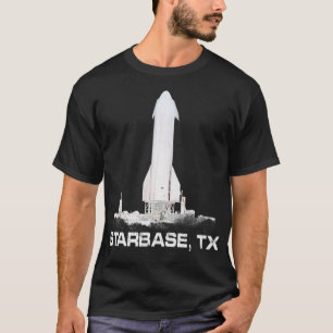 Camiseta Simple Starbase, TX Spaceship Graphic