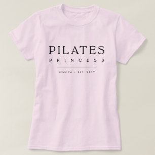 Camiseta Simple Tipografía Personalizada Princesa de Pilate