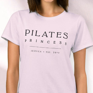 Camiseta Simple Tipografía Personalizada Princesa de Pilate