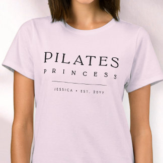 Camiseta Simple Tipografía Personalizada Princesa de Pilate