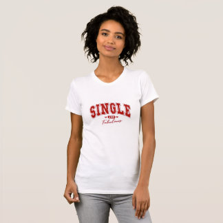 Camiseta simple y fabulosa - Diseño negrita rojo