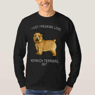 Camiseta Simplemente amo a Norwich Terrier Ok Perro