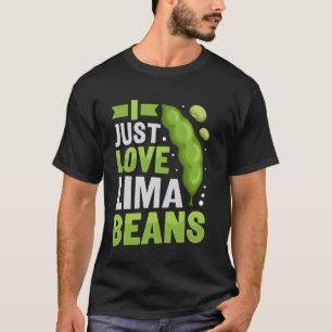 Camiseta Simplemente Amo Las Habas De Lima