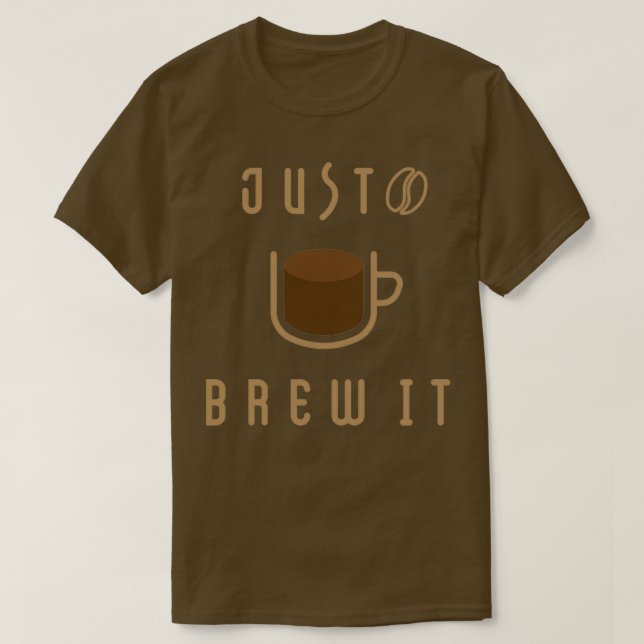 Camiseta Simplemente Brew It Minimal (Diseño del anverso)