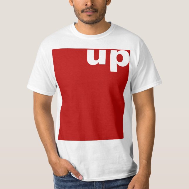 Camiseta Simplemente diseñar "rectángulo rojo" + tus ideas (Anverso)