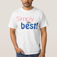 Simplemente diseño de texto "¡Simplemente lo mejor