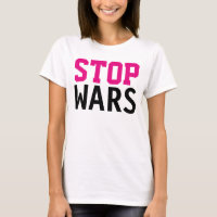 Simplemente diseño de texto "STOP WARS"