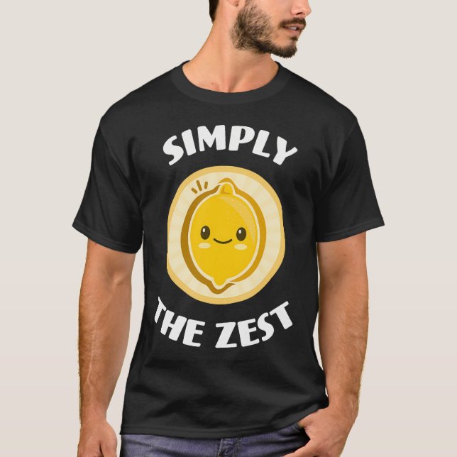 Camiseta Simplemente El Zest Dulce Adorable Kawaii Limón Co (Anverso)