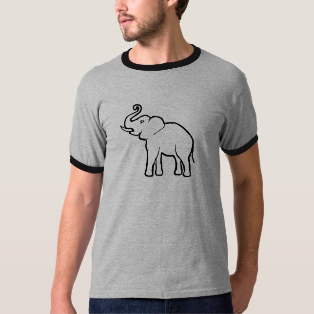Camiseta Simplemente elefante (Anverso)