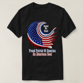 Camiseta Simplemente Enspirado Orgulloso Patriota de Améric