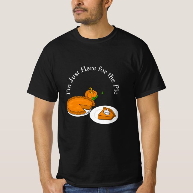 Camiseta Simplemente estoy aquí para el pie (Anverso)