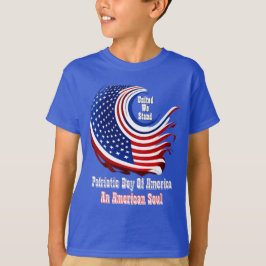Camiseta Simplemente Inspirado Niño Patriótico de América