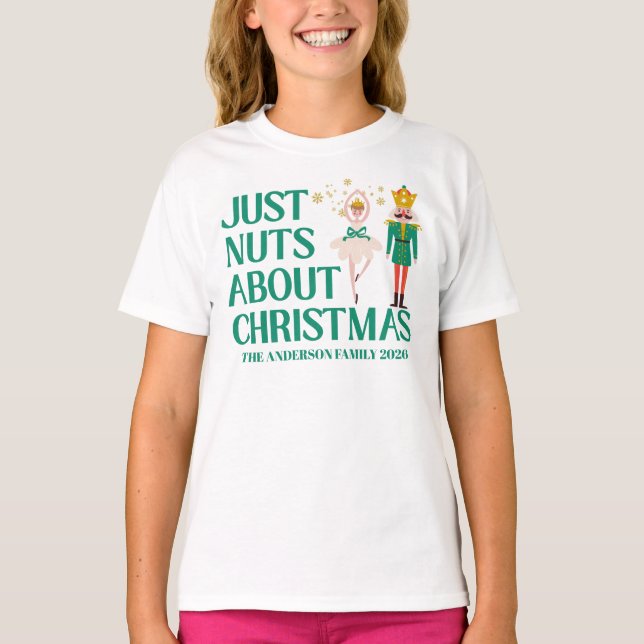 Camiseta Simplemente Loca por la Bailarina Cascanueces de N (Anverso)