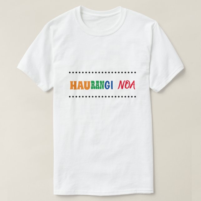 Camiseta Simplemente loco en maorí - haurangi noa (Diseño del anverso)