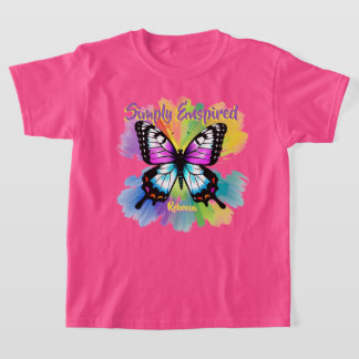 Camiseta Simplemente Mariposas Enspired para Niñas