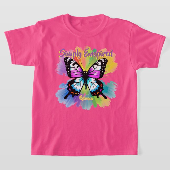 Camiseta Simplemente Mariposas Enspired para Niñas (Distribución)