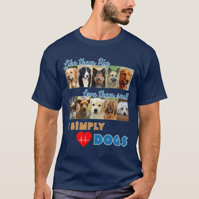 Camiseta Simplemente me encanta el diseño fotográfico de pe (Anverso)