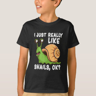 Camiseta Simplemente Me Gustan Mucho Los Caracoles, Vale Ch