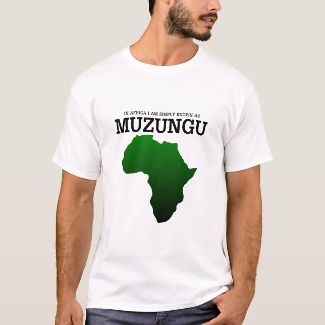 Camiseta simplemente muzungu (Anverso)