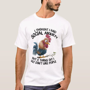 Camiseta Simplemente no me gusta la gente