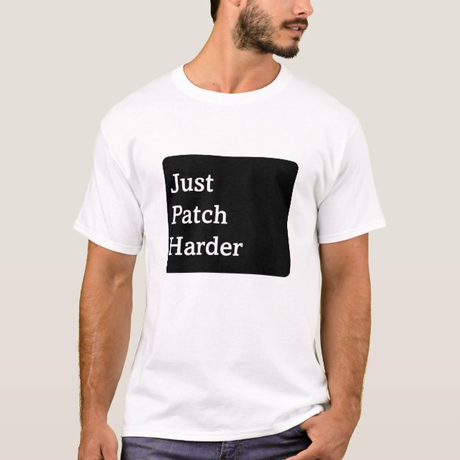 Camiseta Simplemente Parchea Más Fuerte (Anverso)