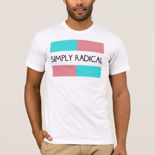 Camiseta simplemente radical del frente de la