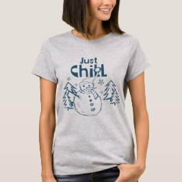 Camiseta Simplemente Relájate Navidades Divertidas