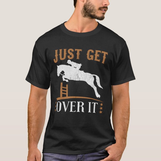 Camiseta Simplemente supera el caballo (Anverso)