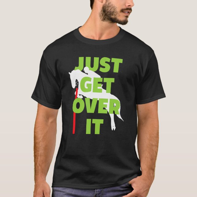 Camiseta Simplemente Supéralo Caballo A Caballo (Anverso)
