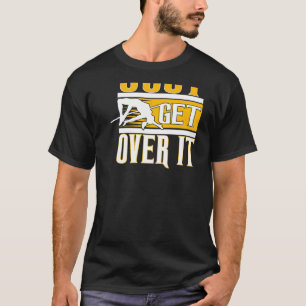 Camiseta Simplemente Supere La Pista De Retroimpresión Y El