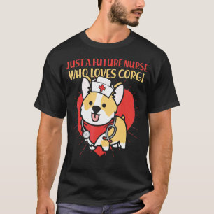 Camiseta Simplemente una futura enfermera que ama a mamá y