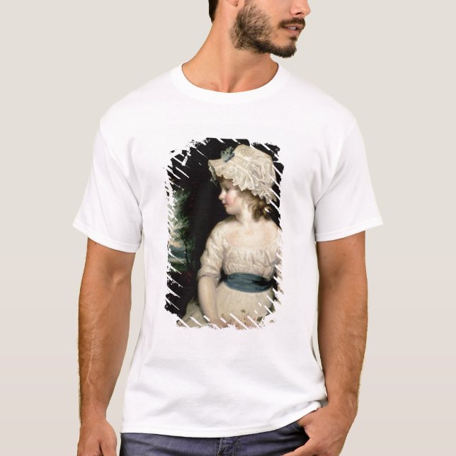 Camiseta Simplicidad - un retrato de Srta. Theophilia (Anverso)