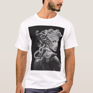 Camiseta simplificada medusa