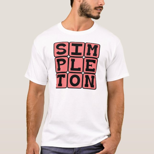 Camiseta Simplón, Persona Básica (Anverso)
