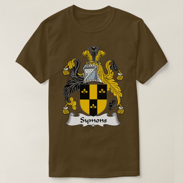 Camiseta Simpones Escudo de Armas Creste Familiar (Diseño del anverso)