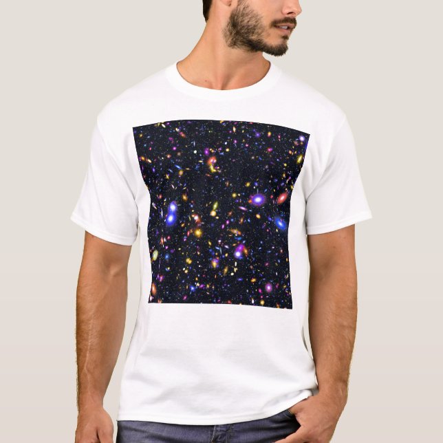 Camiseta Simulación del telescopio espacial James Webb - Ar (Anverso)