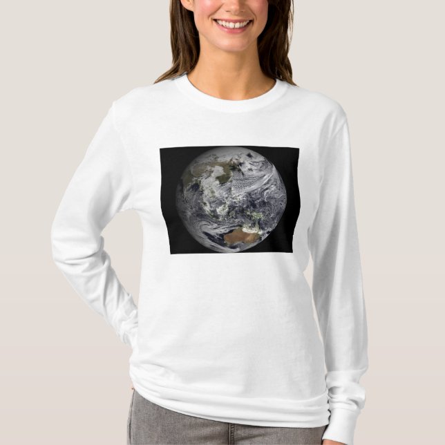Camiseta Simulación en la nube de la Tierra completa (Anverso)