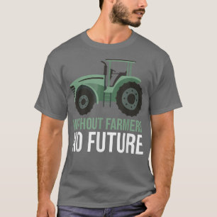Camiseta Sin Agricultores Ni Futuro Tractor Agrícola Para G