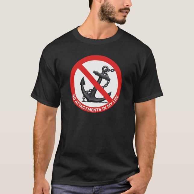 Camiseta Sin apegos en mi vida (Anverso)
