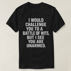 Camiseta sin armas de batalla de ingenio diverti