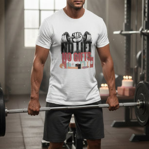 Camiseta Sin ascensor ni regalos Graciosa cita motivadora d