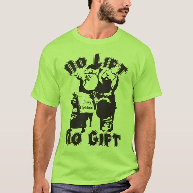 Camiseta Sin ascensor, sin regalo - Navidades - Edificio Sa (Anverso)