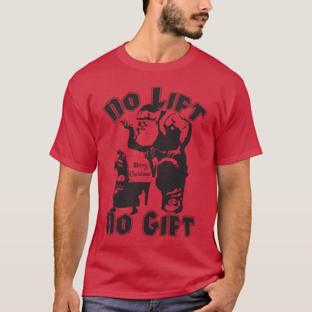 Camiseta Sin ascensor, sin regalo - Navidades - Edificio Sa (Anverso)