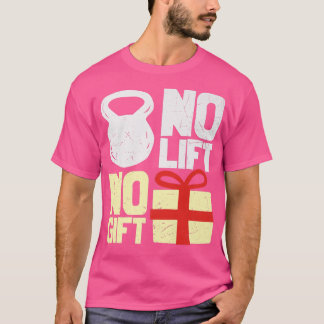 Camiseta Sin ascensor sin regalo Navidades feos Santa Gym W